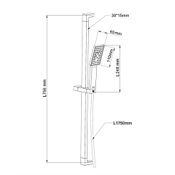 Omnires Душевой комплект JIMJIM-SIN – фотография-2