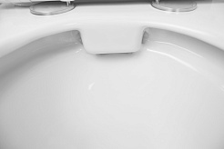 Azario Унитаз-компакт Formal AZ-1353B безободковый с бачком с сиденьем микролифт белый – фотография-12
