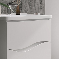 Volna Мебель для ванной Volna 60.2Y подвесная белая – фотография-8