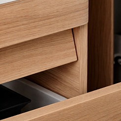 Vivon Тумба с раковиной Atwood 90 подвесная дерево – фотография-12