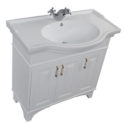 Aquanet Тумба с раковиной Валенса 90 белая (180045)  – фотография-4