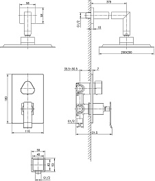 Lemark Душевая система Contest LM5829CW белая/хром – фотография-2
