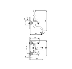 Iddis Смеситель для ванны с душем Sam SAMSB02i02 – фотография-2