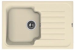 Florentina Мойка гранитная Таис 760 с крылом шампань – фотография-1