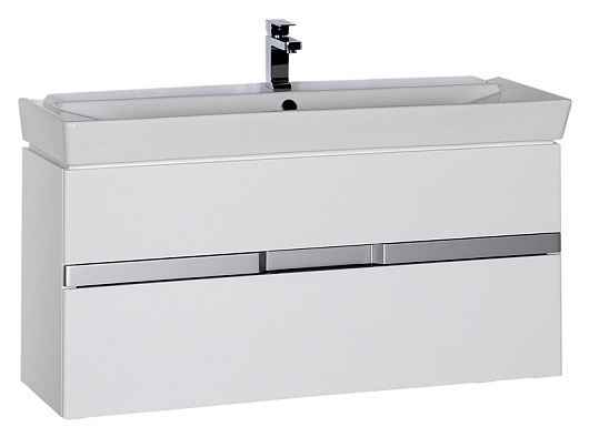 Aquanet Тумба под раковину Виго 120 белая – фото, картинка, фотография-1