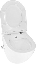 Azario Унитаз подвесной Grado AZ-046E-NR безободковый с функцией биде белый – фотография-7