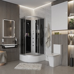 Niagara Душевая кабина Classic NG-3501-14BKG – фотография-3