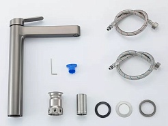 Gappo Смеситель для раковины G99-39 G1099-89 оружейная сталь – фотография-3