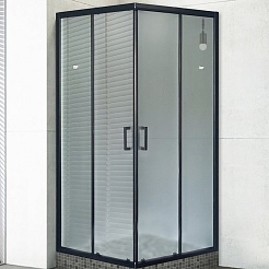 Royal Bath Душевой уголок RB 9100HPD-C-BL 100х90х185 – фотография-1