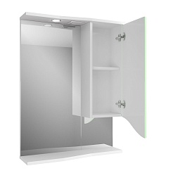 Merkana Зеркало-шкаф Роман 60 салатовый – фотография-2