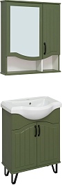 Runo Мебель для ванной Марсель 65 зеленая – фотография-1