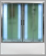 DTO Душевая кабина ЕМ4517 LED с гидромассажем