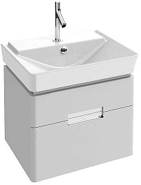 Jacob Delafon Тумба с раковиной "Reve 60" белый, 2 ящика – фотография-1