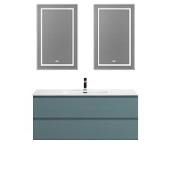 BelBagno Тумба под раковину Kraft 120 подвесная Голубой матовый – фотография-9