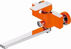 D&K Смеситель "Berlin Kunste DA1433313" оранжевый для ванны – фотография-2