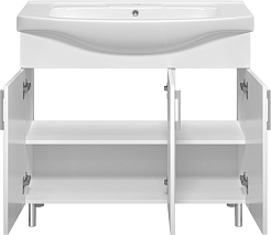 Misty Мебель для ванной Изео 95 белая – фотография-6