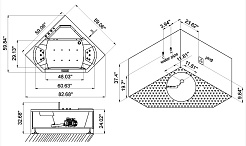 Eago Акриловая ванна AM156JDTSZ – фотография-5