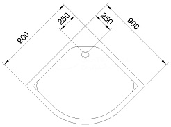 Royal Bath Душевой поддон HK RB 90HK – фотография-3