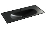 Ceramicanova Мебельная раковина Sabo 100 CN13003MB чёрная матовая
