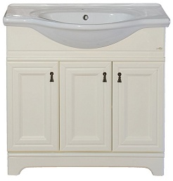 Misty Тумба для умывальника Лувр 85 слоновая кость – фотография-1