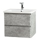 BelBagno Тумба с раковиной Albano-Cer 50 подвесная Cemento Verona Grigio – картинка-17