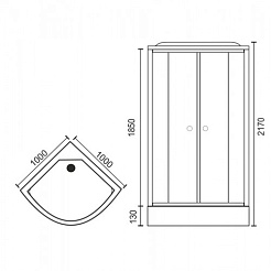 Royal Bath Душевая кабина RB 100HK6-BT-CH – фотография-5