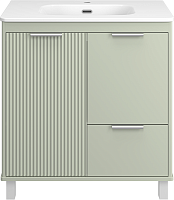 Brevita Тумба с раковиной Risacca Pistachio 80 фисташковый