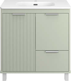 Brevita Тумба с раковиной Risacca Pistachio 80 фисташковый – фотография-1