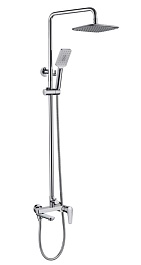 Bravat Душевая стойка Arden F6351385CP-A1-RUS хром – фотография-1