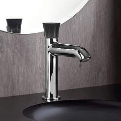 Paini Смеситель для раковины Domus 18CR205PZ хром/брашированный чёрный – фотография-6