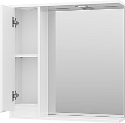 Misty Мебель для ванной Гармония 80 L белая – фотография-11