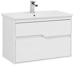 Aquanet Тумба под раковину Модена 75 белый – фотография-1