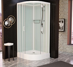 Frank Душевая кабина F408 white с крышей – фотография-3