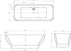 ABBER Акриловая ванна AB9220 170x70 – фотография-5