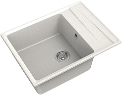 Granfest Мойка кухонная GF-LV-660L белый – фотография-1