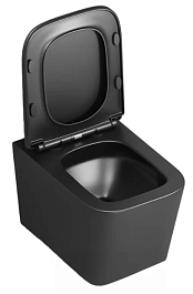 Iberica Blanca Унитаз подвесной Toledo Mini безободковый, с микролифтом – фотография-4