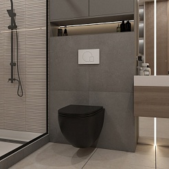 Teymi Кнопка смыва Ellie T70024WM белый матовый – фотография-2