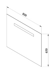 De Aqua Зеркало Экстра 80, подсветка – фотография-4