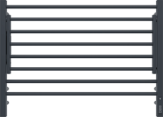 Terminus Полотенцесушитель электрический Горизонт П8 800x600 черный муар