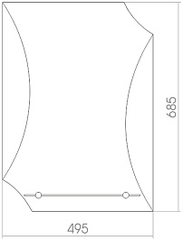 Mixline Зеркало Престиж Парус 49.5 – фотография-2