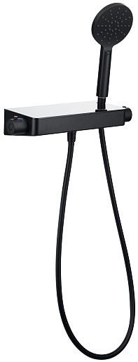 Allen Brau Смеситель для душа Fantasy 5.11002-31 черный матовый – фотография-8