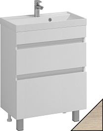 Водолей Мебель для ванной Best 60 ореховый дубослив светлый – фотография-3