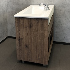 Comforty Мебель для ванной Марио 75 дуб темный – фотография-7