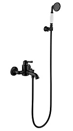 Aquatek Душевая система Классик AQ1549MB матовый черный – фотография-1