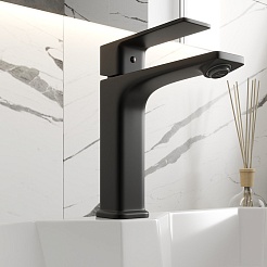 Teymi Смеситель для раковины Lori T10257 черный матовый – фотография-10