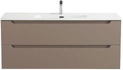 BelBagno Тумба с раковиной Etna 120 подвесная бежевая матовая – фотография-1