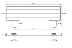Bemeta Полка в ванную комнату Via 135002182 – фотография-2