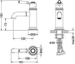 Timo Смеситель для раковины Arisa 5361/00F chrome – фотография-2