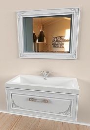  Тумба с раковиной "Regale" белая – фотография-3