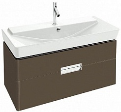 Jacob Delafon Тумба с раковиной "Reve 100" коричневая, 2 ящика – фотография-1